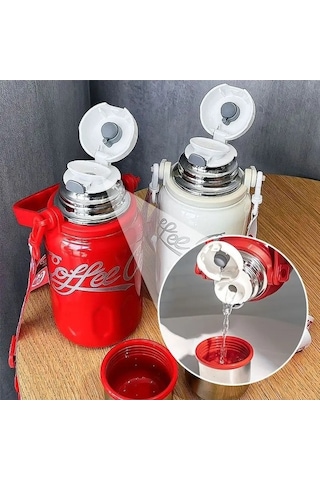 Novahub Tcherchı 1.5l Yalıtımlı Paslanmaz Çelik Termos Kırmızı Kırmızı