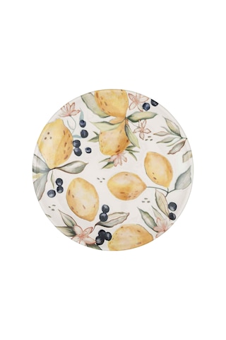 The Mia Limoncello Servis Tabağı 6lı Set 26 Cm Lmn013 Renkli
