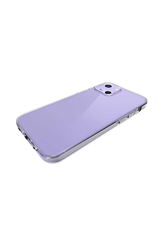 Noktaks - Apple Uyumlu iPhone 13 Mini - Kılıf Şeffaf Soft Slim Fitt Süper Silikon Kapak - Şeffaf