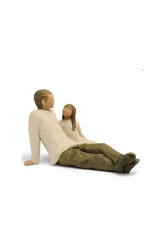 Father & Daughter Baba Ve Kız Dekoratif Biblo