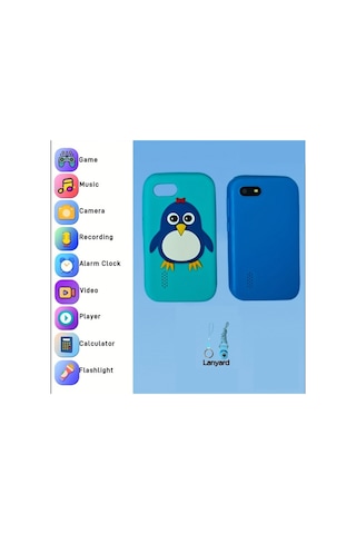 Çoçuk Telefonu Kameralı El Feneri Eğitici Oyun Uygulama Yüklü Mp3 Çalar Player