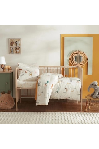 Karaca Home Jungle Bej Bebek Nevresim Takımı