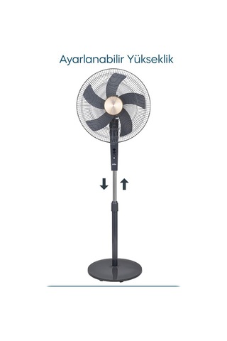 Ayrex Sinbo Sf-6788 Ayaklı Vantilatör, 3 Kademeli - 40 Cm 16 İnç Çap, 75w Yüksek Performanslı Alüminyum Motor,