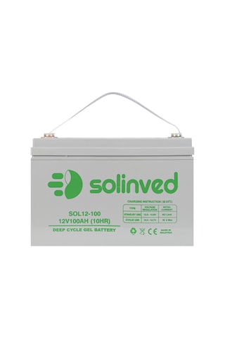 Solinved 12v 100ah Jel Akü