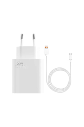 FitPlus MDY-12-ED Power Adapter 120W Şarj Aleti ve Type-C Kablo Set Beyaz