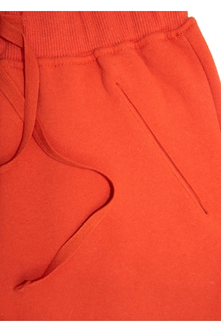 Recycle Pamuk  Şardonlu Kışlık Orange Kız Çocuk Eşofman Altı Turuncu