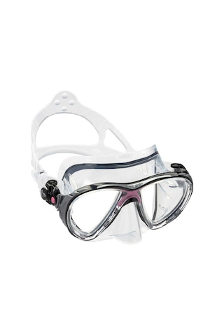 Albashop Cressi Big Eyes Evolution Dalış Maskesi Clear-Clear-Pink