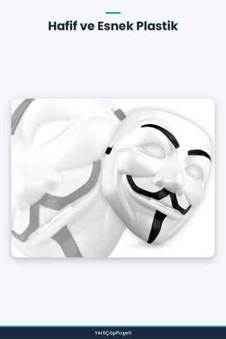 Maske 12'li Paket - Plastik Yetişkin