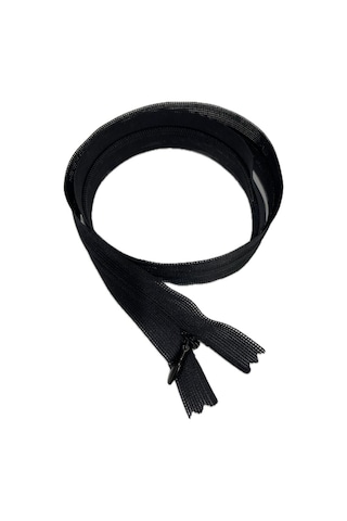 Uzun Gizli Fermuar Siyah 53cm