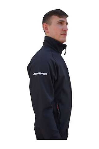 Uniprom Erkek Softshell Mont Mercedes-Benz Amg Siyah