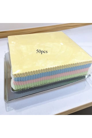 Willowhaven 50 Adet Mikrofiber Temizlik Bezi Çizilmesiz Lifsiz Kalıntı Bırakmaz Yüksek Emici