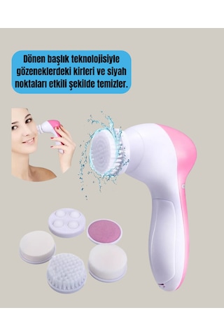 Flzdgnkr Derin Temizleme Ve Masaj İçin 5 Başlıklı Yüz Cilt Bakım Aleti