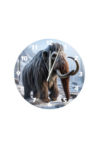 Ti-play Mamut 30x30cm Akrilik Dekoratif Modern Duvar Saati ÇOk Renkli