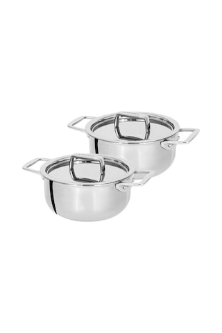 Castel Pro Ultraply Mini Güveç Tenceresi, 2'li Set Çok Renkli