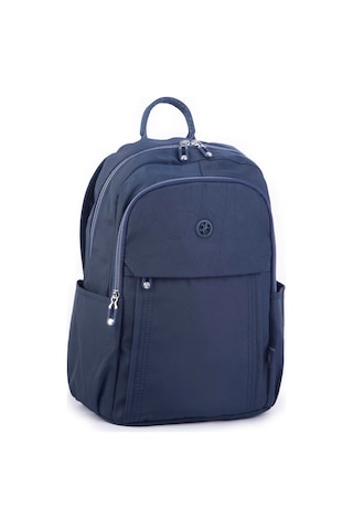 Nas Bag Unisex Büyük Boy Su Geçirmez Çok Gözlü Extra Hafif Sportif Sırt Çantası Lacivert