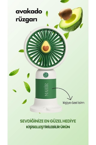 Kişiye Özel İsimli Mini Fan Soğutucu Vantilatör Kişiselleştirilmiş lik Şarjlı Mini Fan
