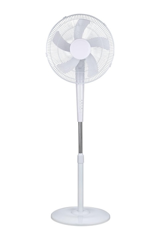 Sunny Sn8vntstnd03b 16 İnç Ayaklı Vantilatör Beyaz - 5 Kanatlı Pervane, 40w Güçlü Soğutma 3 Kademeli