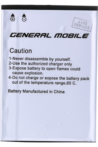 General Mobile Discovery Android E3 4G Batarya Pil