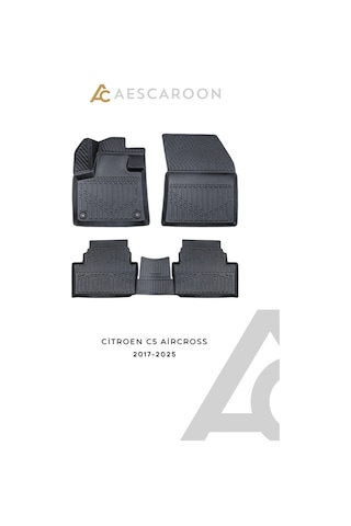 Citroen C5 Aircross 2017-2025 Arası 3d Havuzlu Paspas