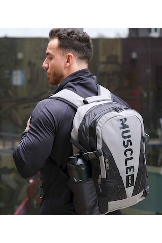 Musclecloth Glory Sırt Çantası Gri Siyah Siyah - Gri