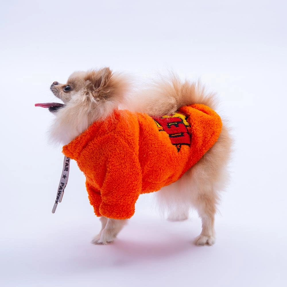 Turuncu Doha Go Urban Moods Peluş Köpek Kıyafeti Kedi Kıyafeti Köpek Sweati