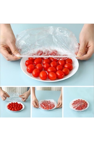 Qingmipy Gıda Kalitesi Tek Kullandım Tazelik Kapakları - Buzdolabı Leftovers Koruyucu, 100 Adet, Kullanımı Kolay Ev Aletleri DiğER