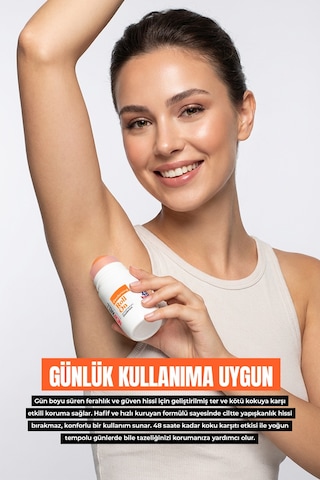Deodorizing Roll On Terleme Önleyici Koltuk Altı Roll On Turuncu 75 Ml