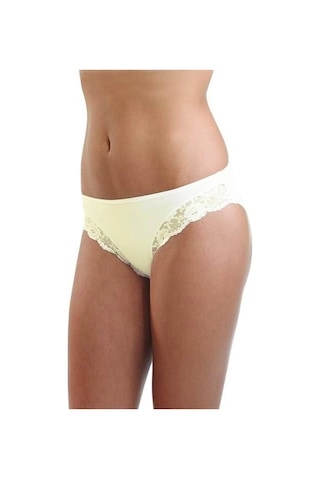 İkikareshop Kadın Slip Külot Dantelli Private 1336 Çok Renkli