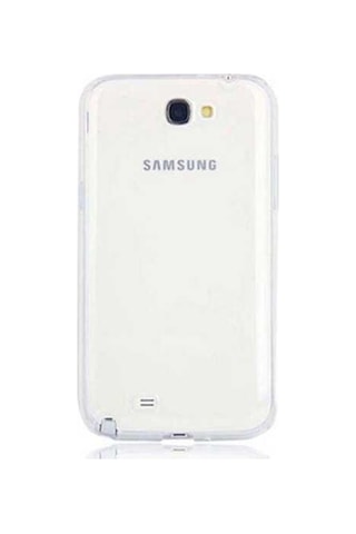 Samsung Galaxy Uyumlu Note 2 Kılıf Kamera Korumalı Süper Silikon Kılıf