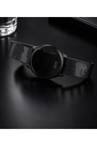 Dijital Led Dokunmatik Ekranlı Suya Dayanıklı 2 Yıl Garantili 3 Atm Unisex Kol Saati Vs.blkt.1108 Gümüş