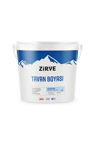 Zirve Tavan Boyası 10 Kg Beyaz 10 KG Zirve Tavan Boyası 10 Kg Beyaz 10 KG