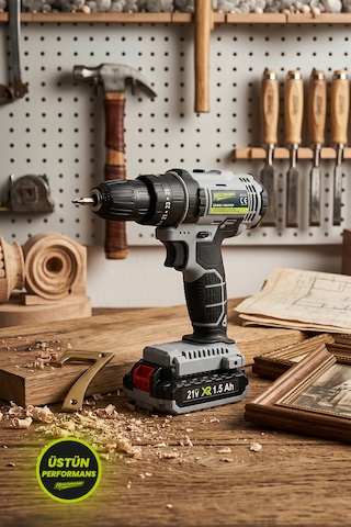 Reschmann R-AKM-01 21V - 1.5AH Brushless Profesyonel Şarjlı Matkap