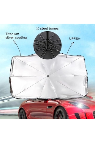 İthal Araç İçi Ön Cam Şemsiye Güneşlik