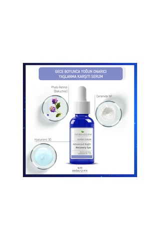 Herbaderm Super Serum Göz Çevresi Gece Serumu 20 ML
