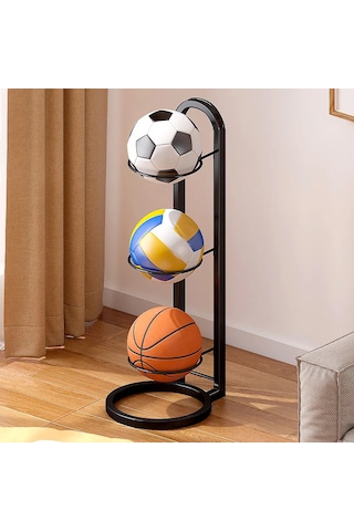 Kapalı Çocuk Basketbol Depolama Rafı Topu Futbol Depolama Sepeti