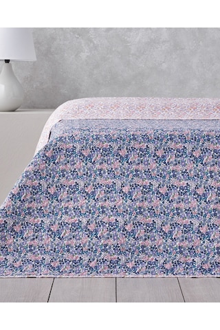 English Home Floral Cascade King Size Çok Amaçlı Örtü 240x220 Cm Pembe Pembe