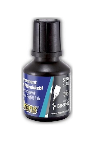 Markör Permanent Kalem Mürekkebi 30 ml 1 Adet Brons Koli Çuval Ka