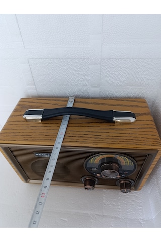 Speaker Fm Radyo Bluetooth Hoparlör Mp3 Çalar Usb Tf Aux Ses Bombası Kablosouz Hoparlör - Kahverengi