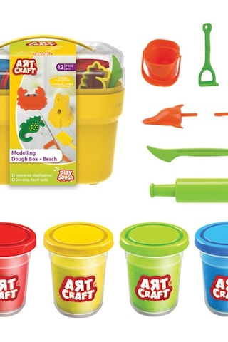 Art Craft Oyun Hamur Sepeti Kumsal Çok Renkli