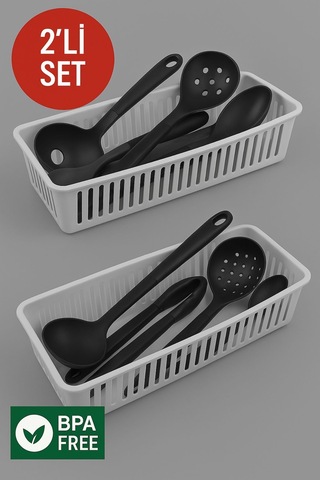 2'li Çekmece İçi Kaşıklık Sepet Organizer Diğer