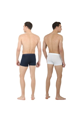 D's Damat Ds Damat Boxer Set Lacivert - BeyazDs220300 R0118 Beyaz - Lacivert