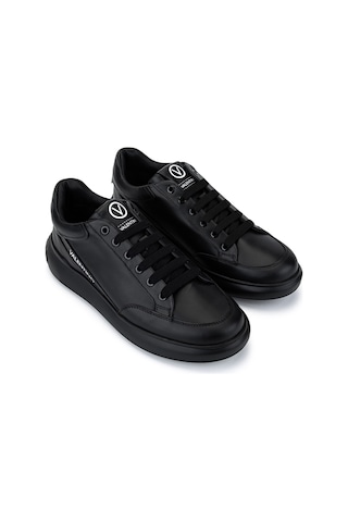 Mario Valentino Erkek Hakiki Deri Siyah Sneakers & Spor Ayakkabı 1040 95j2302 Erk Ayk Sk25-26 Nero