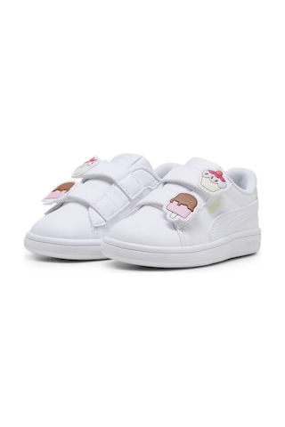 Puma Smash 3.0 Badges V Inf Çocuk Sneaker-beyaz Beyaz