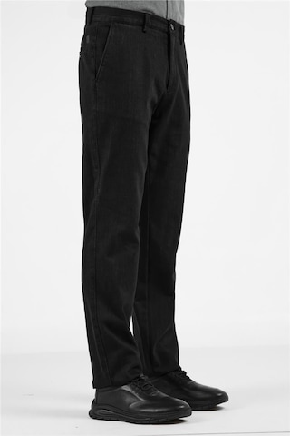 İmza Siyah Yan Cep Casual Comfort Fit Pamuklu Chino Pantolon 1003255171 Siyah