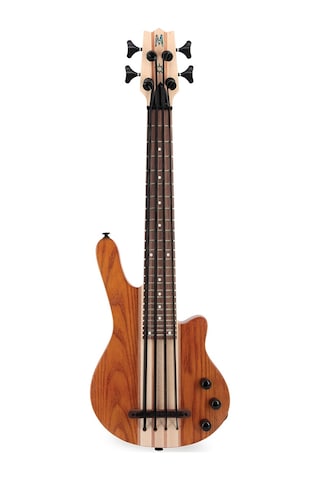 Mahalo Meb1pro-tbr Elektro Bas Ukulele Transparent Brown