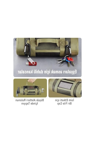 Alet Çantası, Ağır Hizmet Tipi Rulo Takım Çantası, Katlanabilir