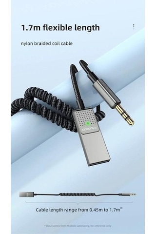 Mcdodo Bluetooth Receiver Aux Kablo Wireless Araç Kiti Ca-8700 (487323324)