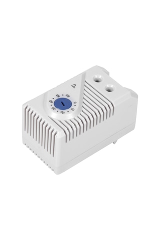 Vkemall Mekanik Termostat Kts011 - 0-60 C Ayar Aralığı, Plasti K Kasa, Ray Montaj, 250vac 10a, Ev Ve Ticari Kullanim İçin Isıtıcı/fan Kontrolü
