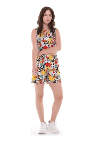 Çizgi Film Karakterli Alt Üst Şortlu Takım-434-çok Renkli Çok Renkli