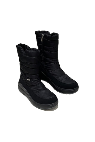 Bot Kadın Diğer 6334 2j Jacalu Textile Upper And Synt Leather-pu Sole Black Siyah